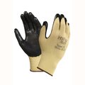 Ansell HyFlex, 13G Stretch Kevlar Lycra with 100% Nitrile (NBR)-No Latex, Palm Coat, Sz 8, 12PK 11-500-8